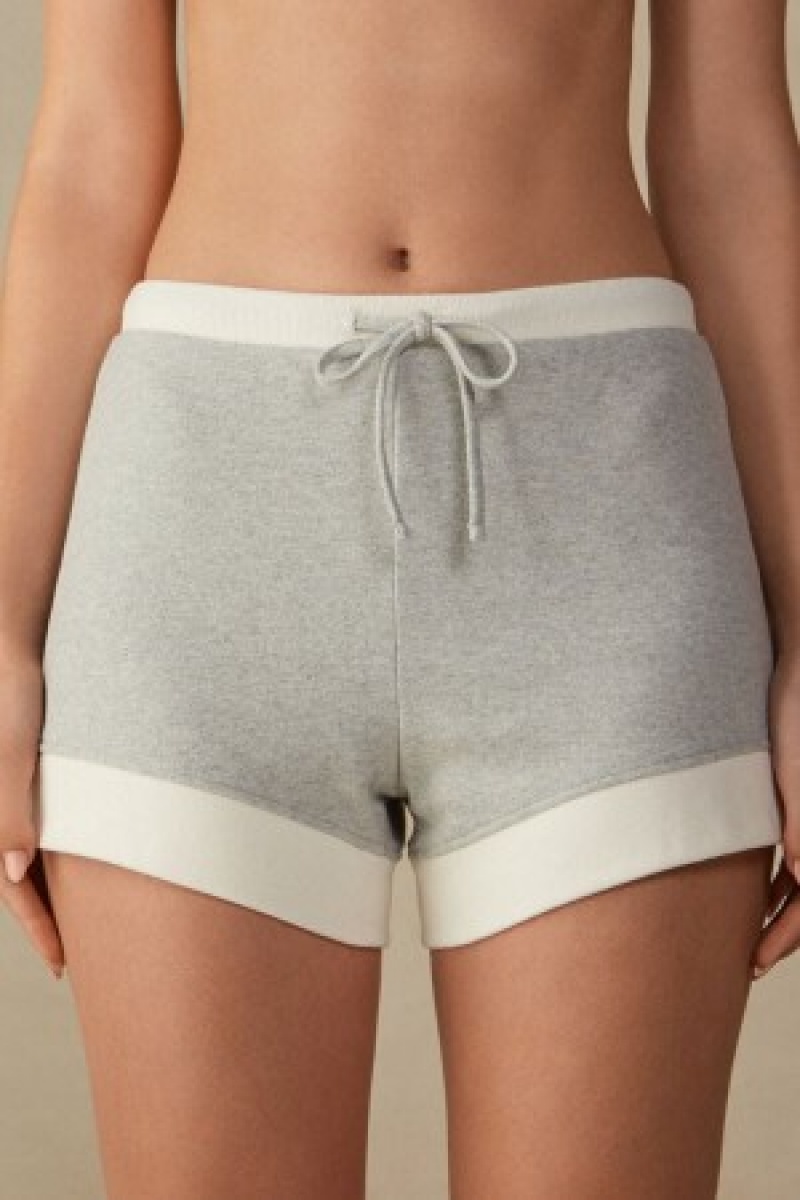 Intimissimi Warm Cuddles Shorts Grijs | GBEUC67940